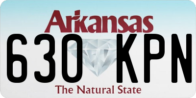 AR license plate 630KPN