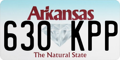 AR license plate 630KPP