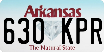 AR license plate 630KPR