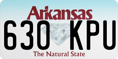 AR license plate 630KPU