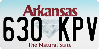 AR license plate 630KPV