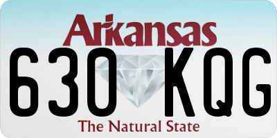 AR license plate 630KQG