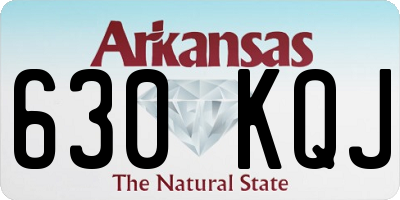 AR license plate 630KQJ