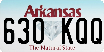 AR license plate 630KQQ