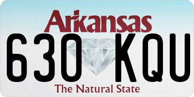 AR license plate 630KQU