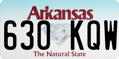 AR license plate 630KQW