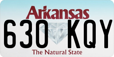 AR license plate 630KQY