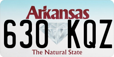 AR license plate 630KQZ