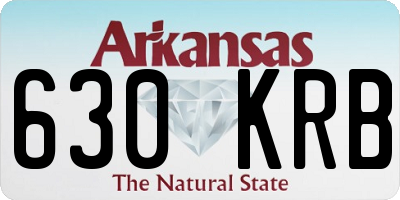 AR license plate 630KRB