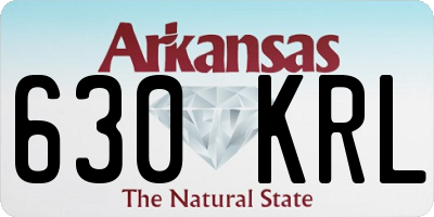 AR license plate 630KRL