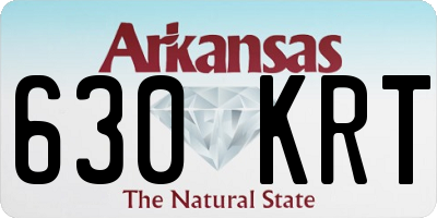 AR license plate 630KRT