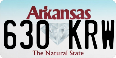 AR license plate 630KRW