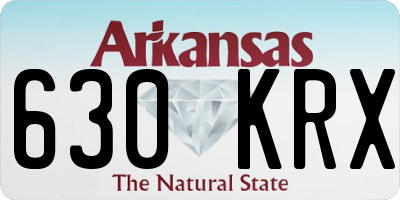 AR license plate 630KRX