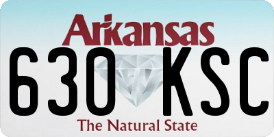 AR license plate 630KSC