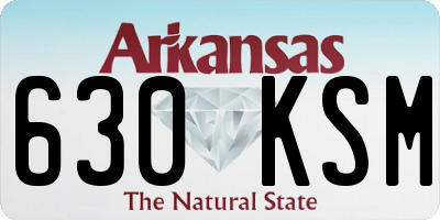 AR license plate 630KSM