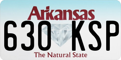 AR license plate 630KSP