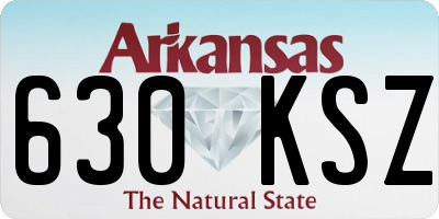 AR license plate 630KSZ