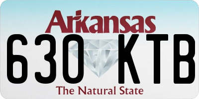 AR license plate 630KTB