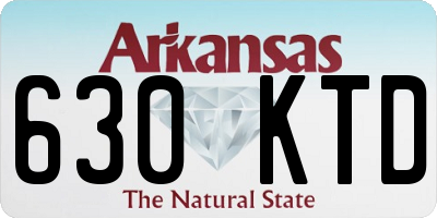 AR license plate 630KTD