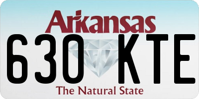 AR license plate 630KTE