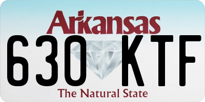 AR license plate 630KTF