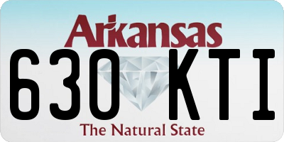 AR license plate 630KTI