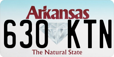 AR license plate 630KTN