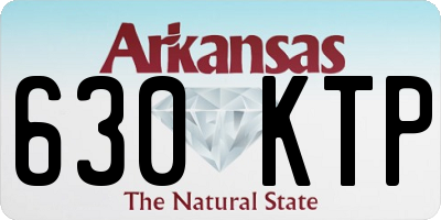 AR license plate 630KTP