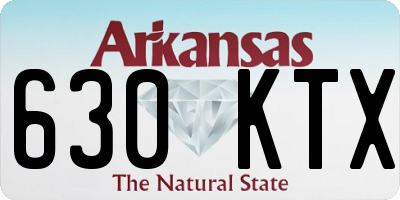 AR license plate 630KTX