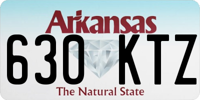 AR license plate 630KTZ