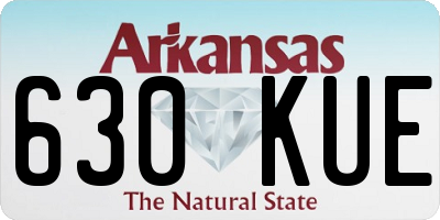 AR license plate 630KUE