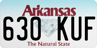 AR license plate 630KUF