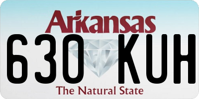 AR license plate 630KUH