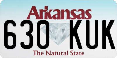 AR license plate 630KUK