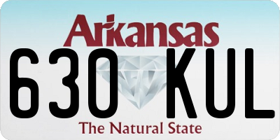 AR license plate 630KUL