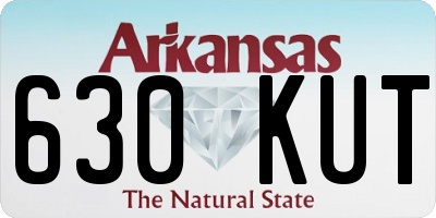 AR license plate 630KUT