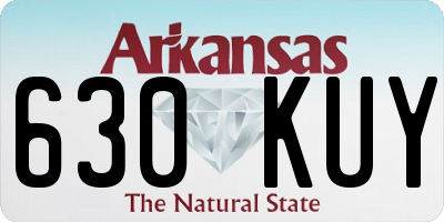 AR license plate 630KUY