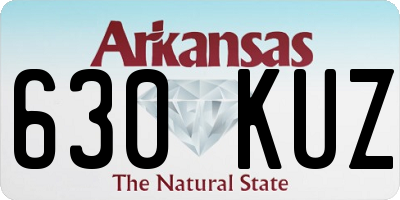 AR license plate 630KUZ