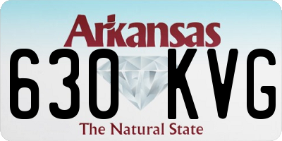 AR license plate 630KVG