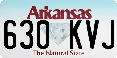 AR license plate 630KVJ