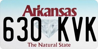 AR license plate 630KVK