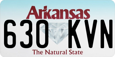 AR license plate 630KVN