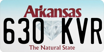 AR license plate 630KVR