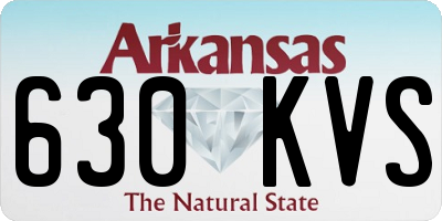 AR license plate 630KVS