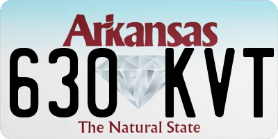 AR license plate 630KVT