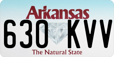 AR license plate 630KVV