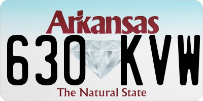 AR license plate 630KVW