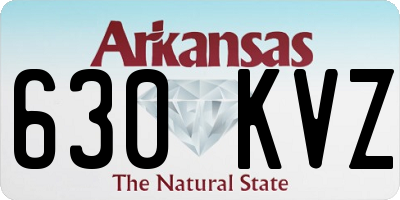 AR license plate 630KVZ