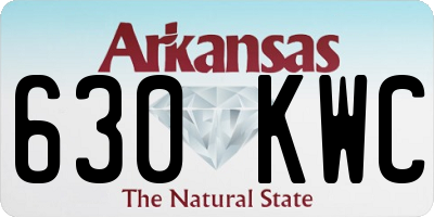 AR license plate 630KWC