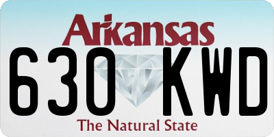AR license plate 630KWD
